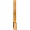 Ekena Millwork Portland Rough Sawn Timber Gable Bracket, Western Red Cedar, 48"W x 20"H x 2"D x 4"F, 10/12 Pitch GBW048X20X0204POR00RWR - alternate 3